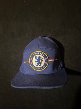 Adidas Chelsea Football Club Blue Snapback Cap with Yellow Crest